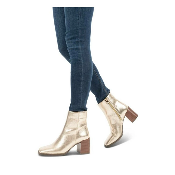 Ankle boots GOLD MY BOTEGA