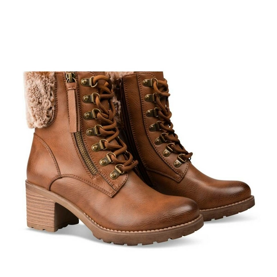 Bottines COGNAC ANGELA THOMPSON