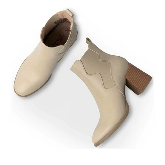 Ankle boots BEIGE MY BOTEGA