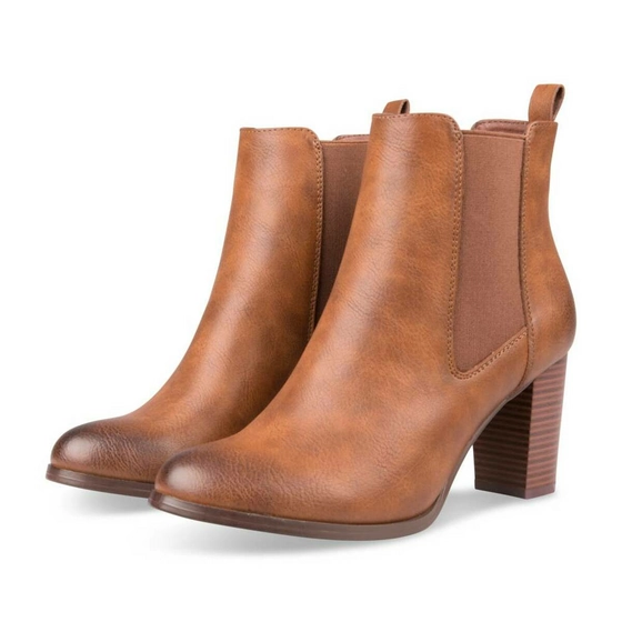 Ankle boots COGNAC MY BOTEGA