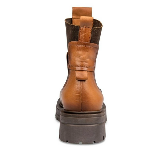 Bottines COGNAC SINEQUANONE