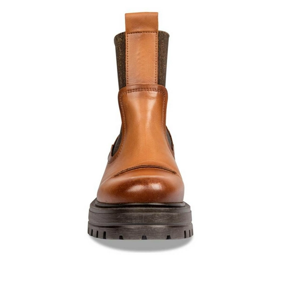 Bottines COGNAC SINEQUANONE