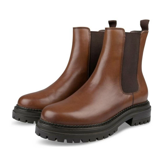 Bottines COGNAC SINEQUANONE