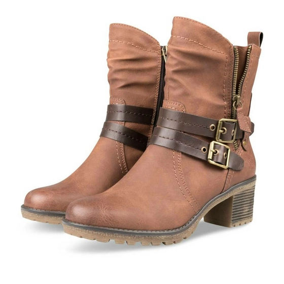 Bottines MARRON RELIFE