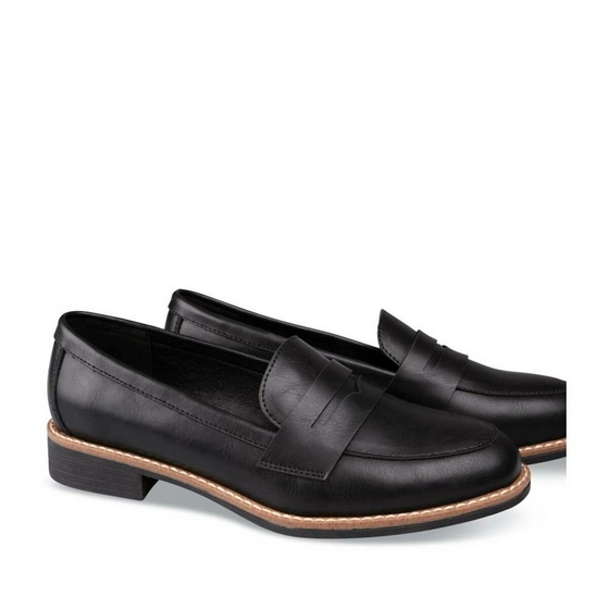 Moccasins BLACK VIA DONNA