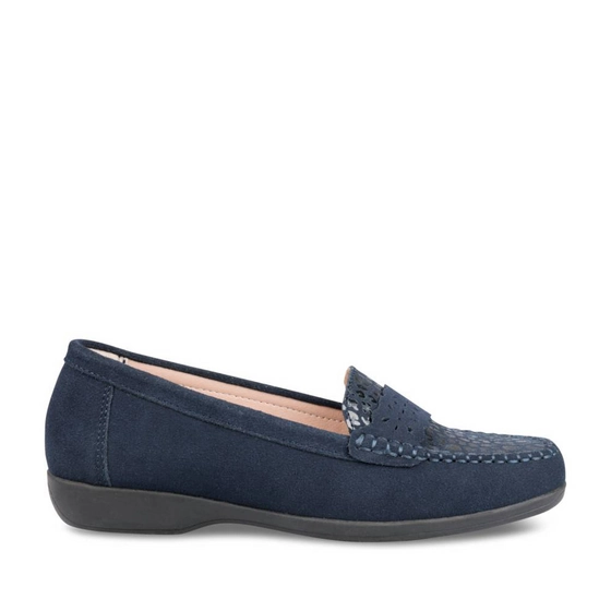 Moccasins NAVY NEOSOFT WOMEN LEATHER