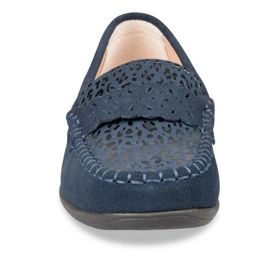 Moccasins NAVY NEOSOFT WOMEN LEATHER