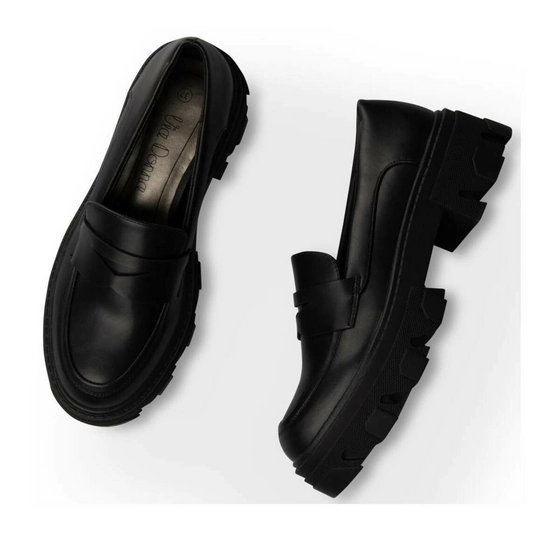 Mocassins NOIR VIA DONNA