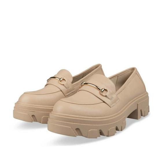 Moccasins BEIGE VIA DONNA