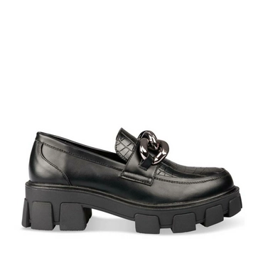 Mocassins ZWART VIA DONNA