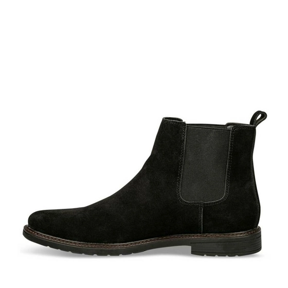 Ankle boots BLACK DENIM SIDE CUIR