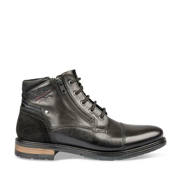 Bottines NOIR DENIM SIDE CUIR