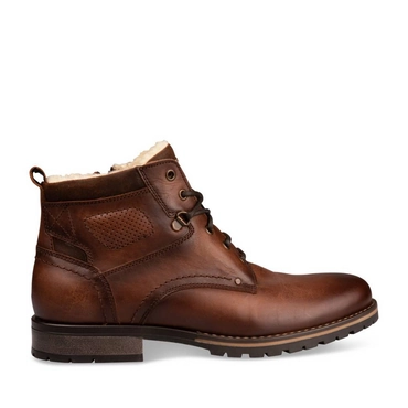 Bottines MARRON DENIM SIDE CUIR