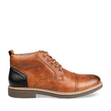 Bottines COGNAC DENIM SIDE