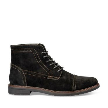 Bottines NOIR DENIM SIDE CUIR