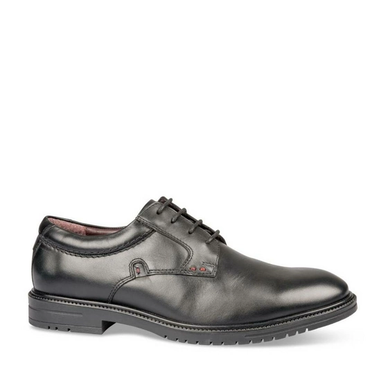 Derbies BLACK DENIM SIDE LEATHER