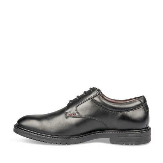 Derbies BLACK DENIM SIDE LEATHER