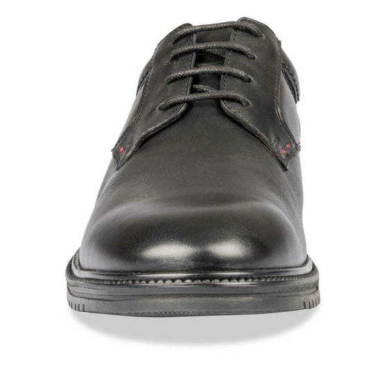 Derbies BLACK DENIM SIDE LEATHER