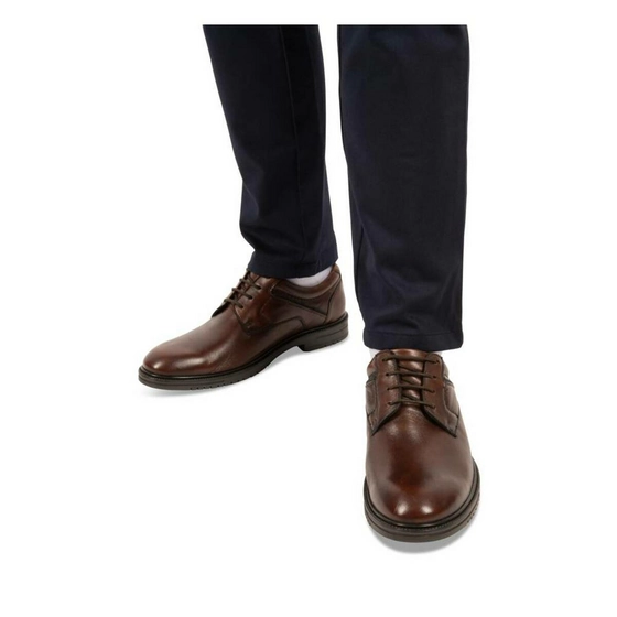 Derbies BROWN DENIM SIDE LEATHER