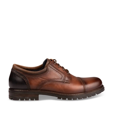 Derbies BROWN DENIM SIDE LEATHER