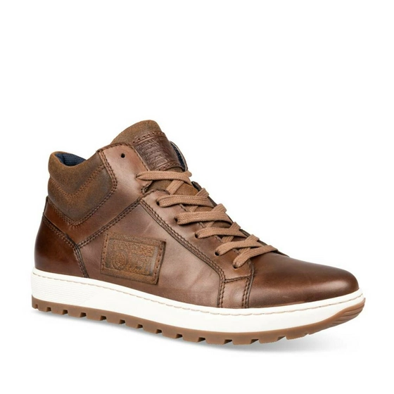 Sneakers BROWN DENIM SIDE LEATHER