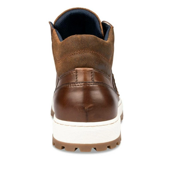 Sneakers BROWN DENIM SIDE LEATHER