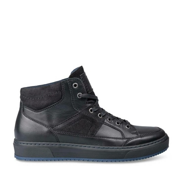 Sneakers BLACK DENIM SIDE LEATHER