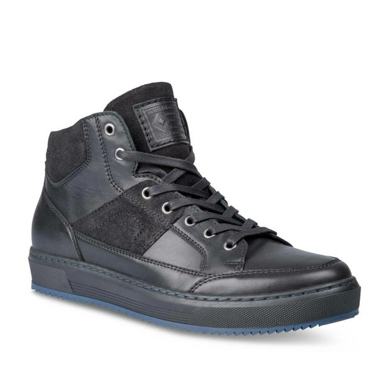 Sneakers BLACK DENIM SIDE LEATHER