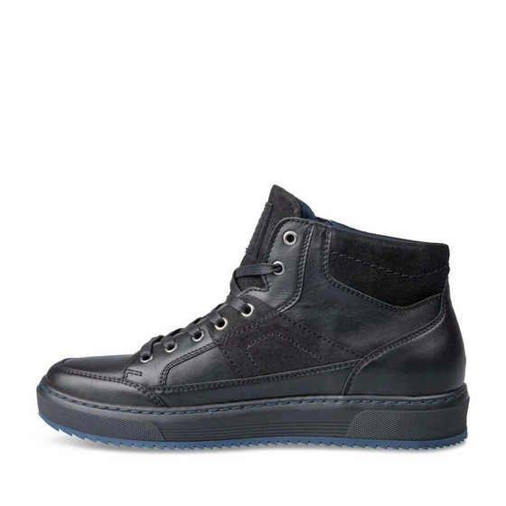 Sneakers BLACK DENIM SIDE LEATHER