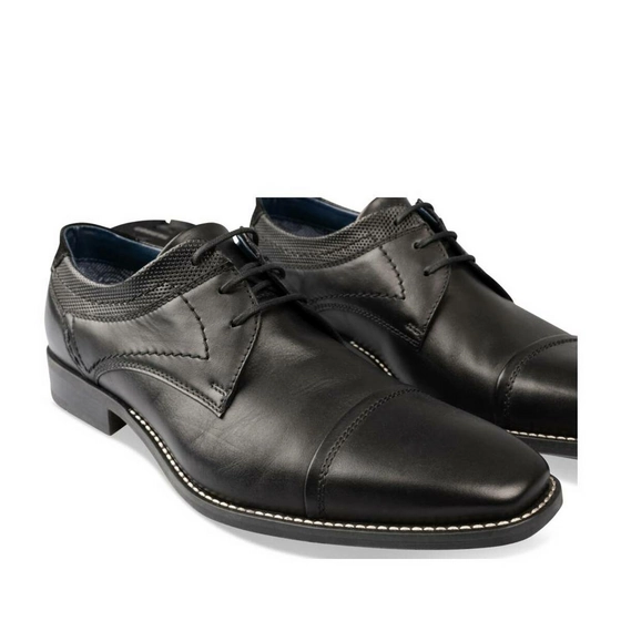 Derbies BLACK B-BLAKE LEATHER