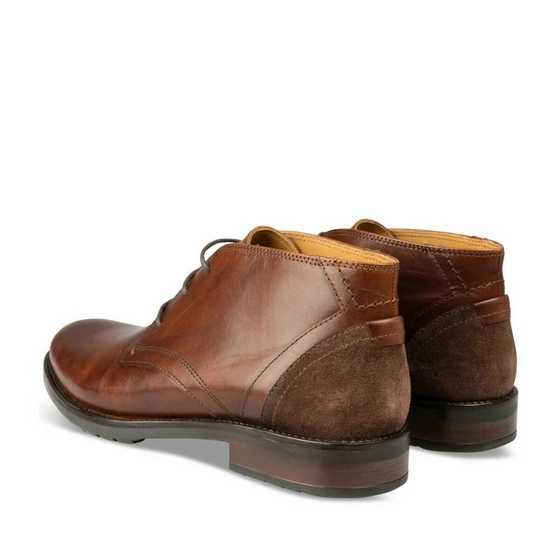 Ankle boots COGNAC B-BLAKE CUIR