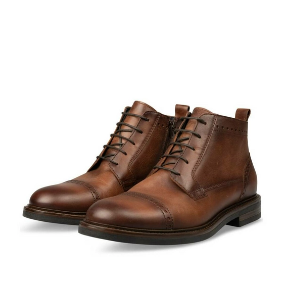 Bottines MARRON B-BLAKE CUIR