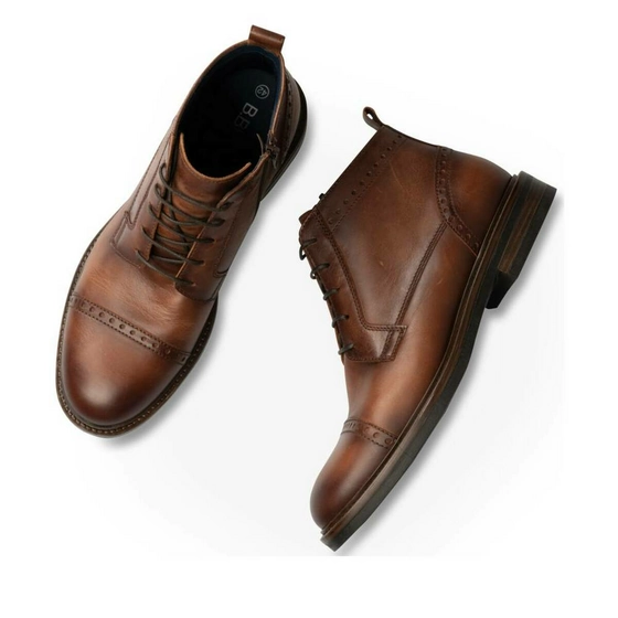 Bottines MARRON B-BLAKE CUIR