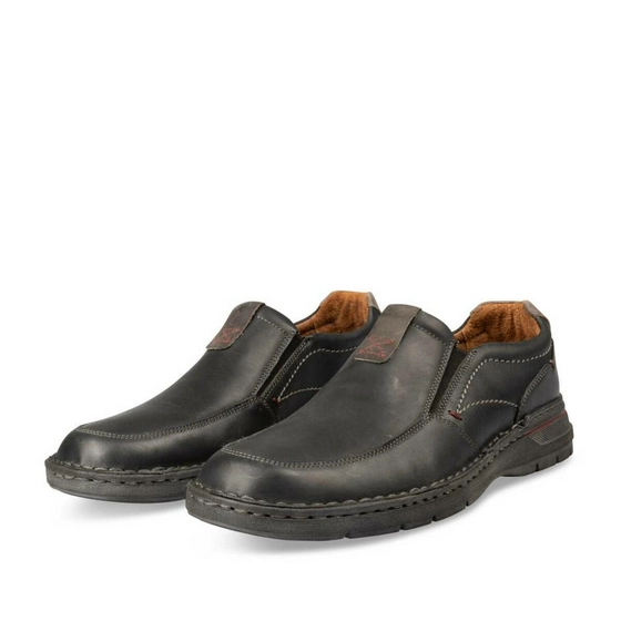 Moccasins BLACK NEOSOFT MEN LEATHER