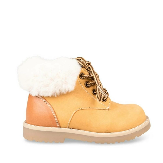 Ankle boots YELLOW FREEMOUSS BOY CUIR