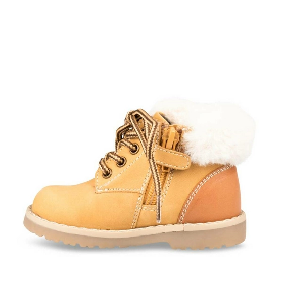 Ankle boots YELLOW FREEMOUSS BOY LEATHER