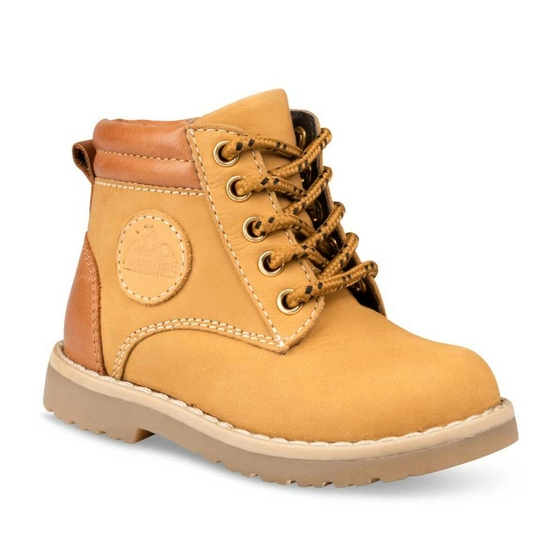 Ankle boots YELLOW FREEMOUSS BOY LEATHER