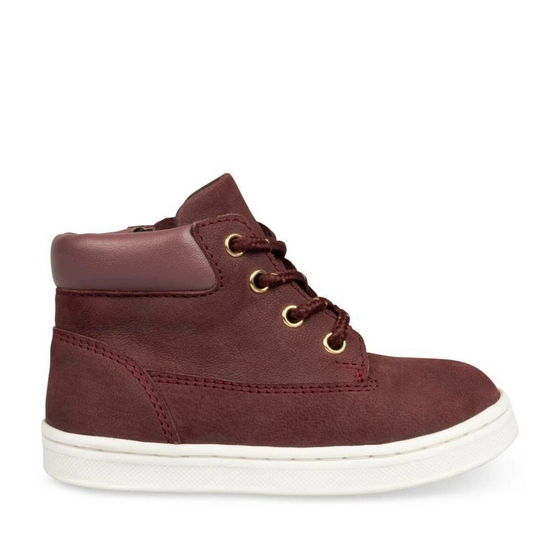 Ankle boots BURGUNDY FREEMOUSS GIRL CUIR