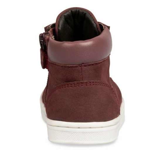 Ankle boots BURGUNDY FREEMOUSS GIRL CUIR