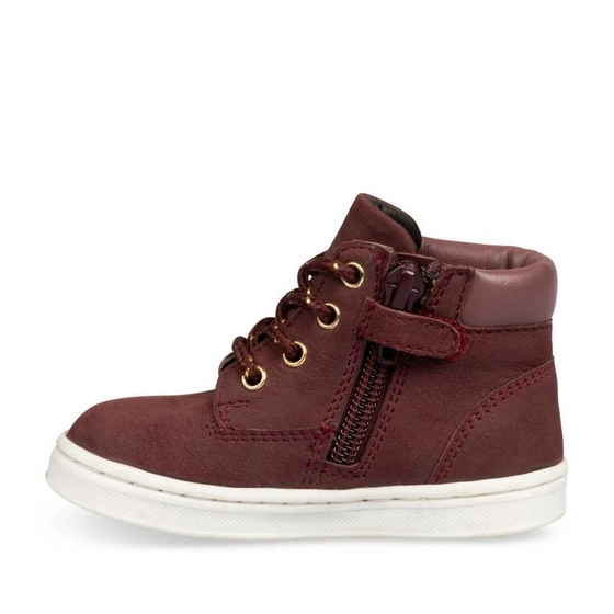 Ankle boots BURGUNDY FREEMOUSS GIRL CUIR