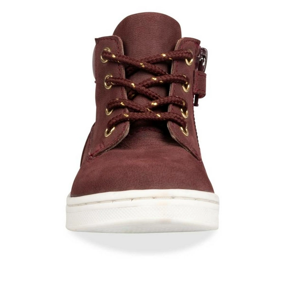 Ankle boots BURGUNDY FREEMOUSS GIRL CUIR