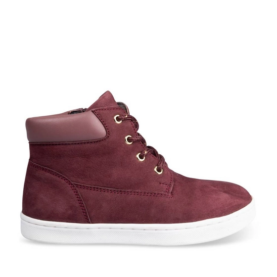 Ankle boots BURGUNDY NINI & GIRLS CUIR