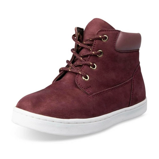 Ankle boots BURGUNDY NINI & GIRLS CUIR