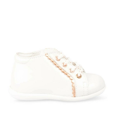 Ankle boots WHITE FREEMOUSS GIRL CUIR