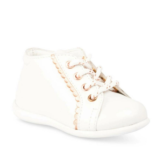 Ankle boots WHITE FREEMOUSS GIRL CUIR