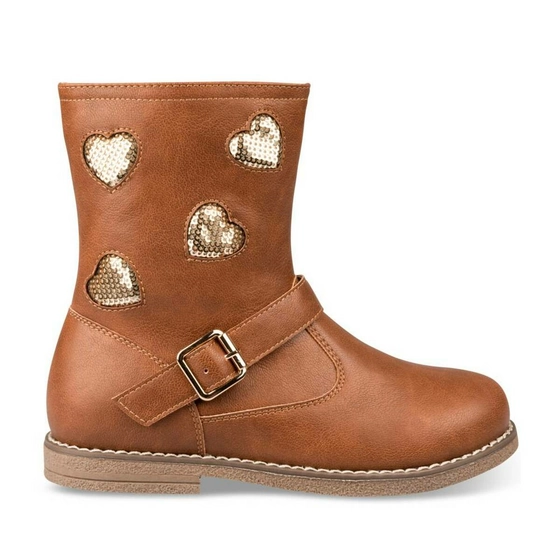 Bottines COGNAC LOVELY SKULL