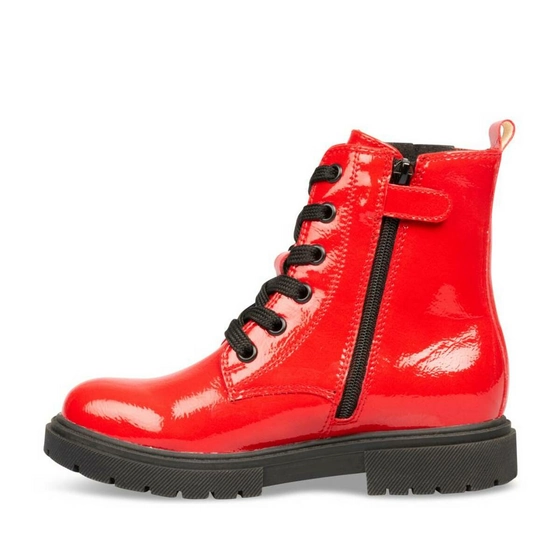 Ankle boots RED LOVELY SKULL