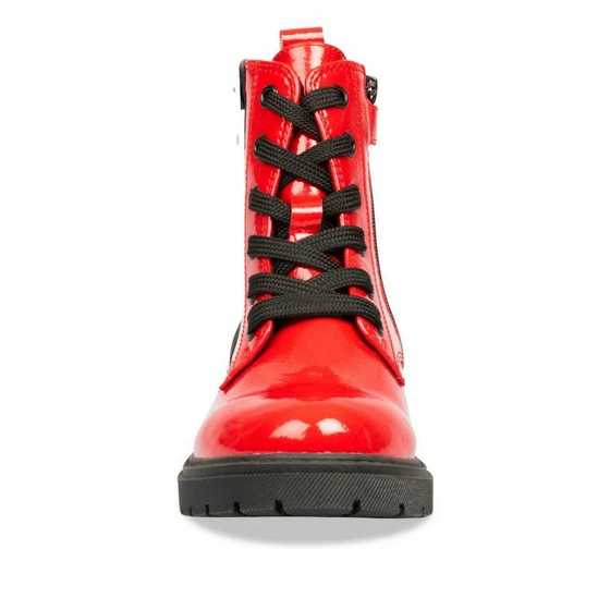 Ankle boots RED LOVELY SKULL