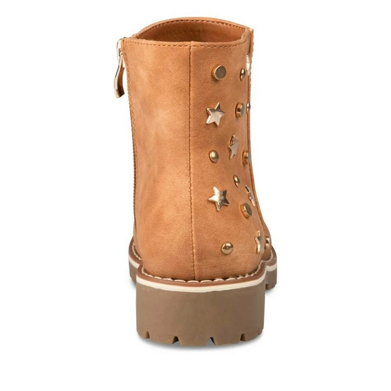 Ankle boots COGNAC LOVELY SKULL