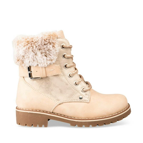 Ankle boots BEIGE LOVELY SKULL